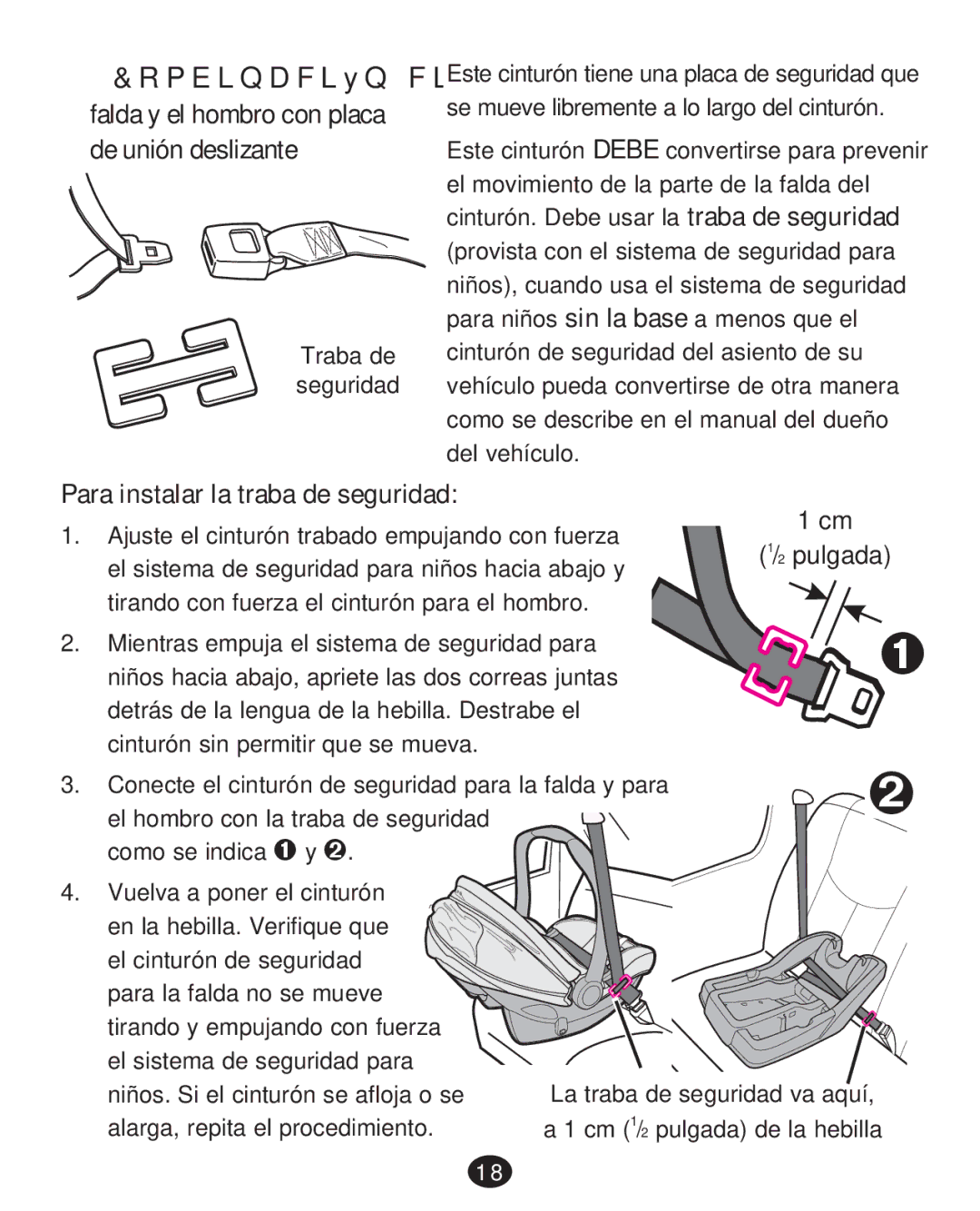 Graco 30 manual Pulgada 