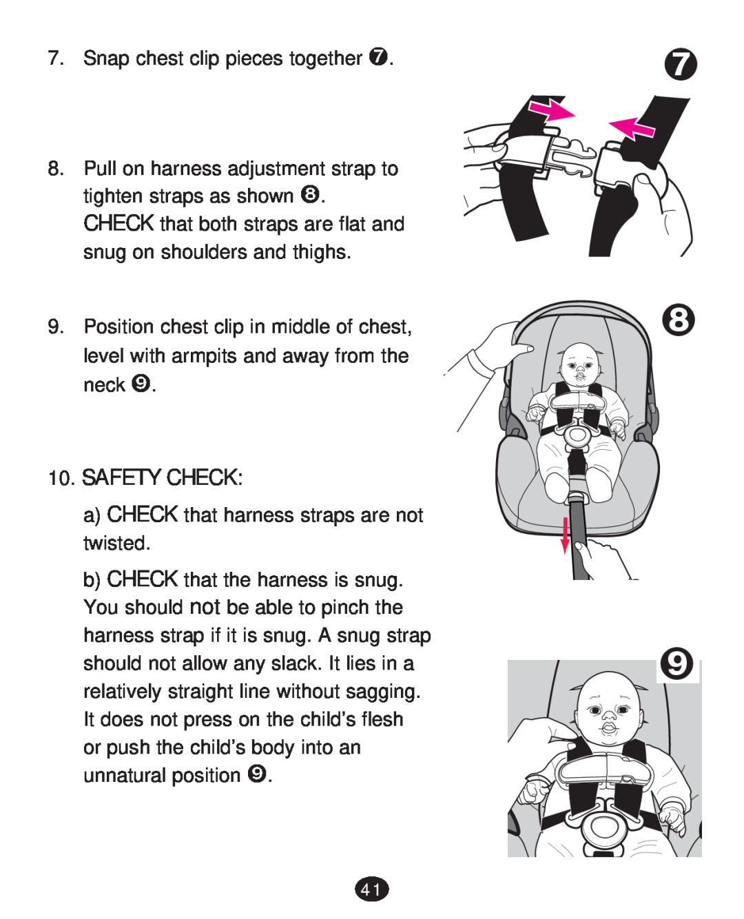 Graco 30 manual Safety Check 