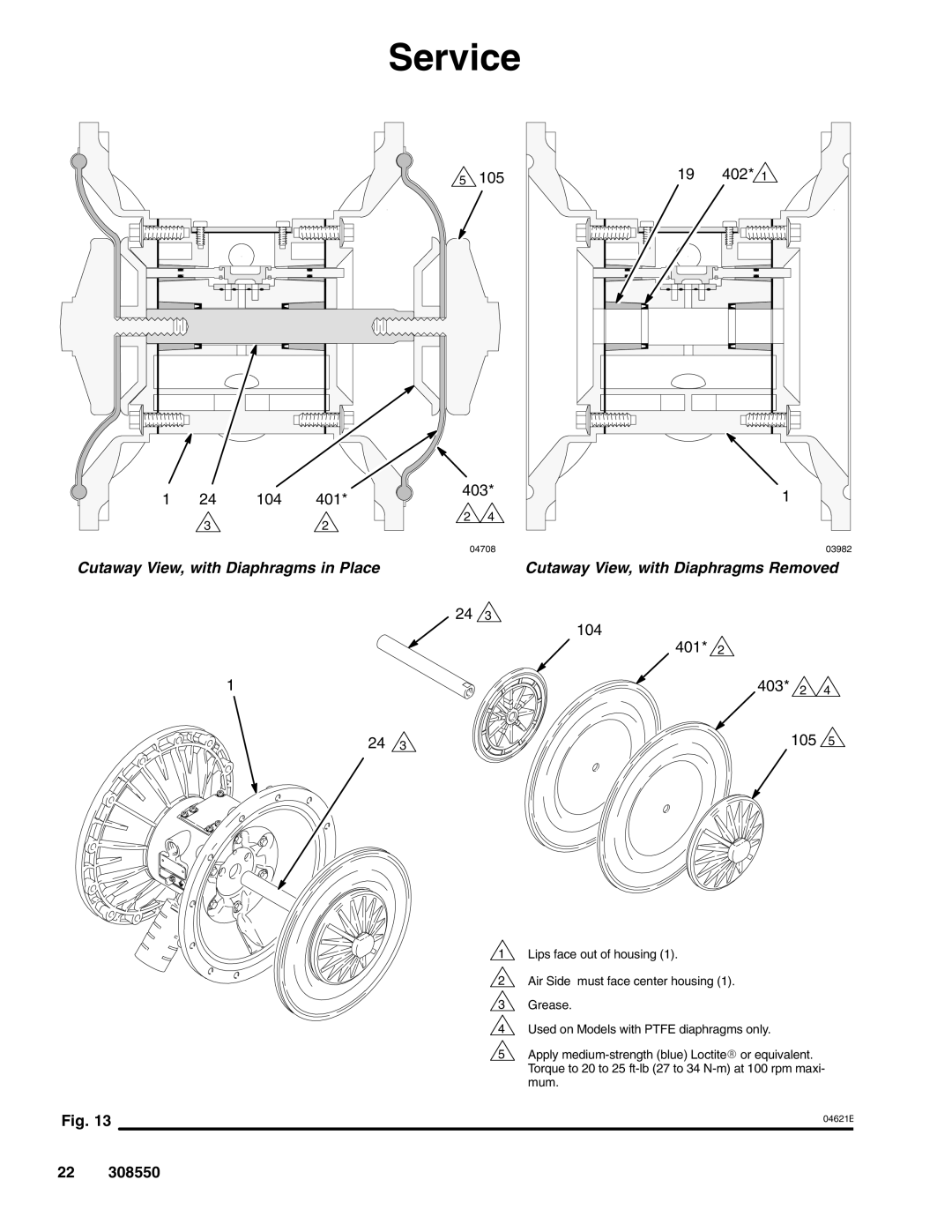 Graco 308550ZAC important safety instructions 105 19 402 24 104 403 