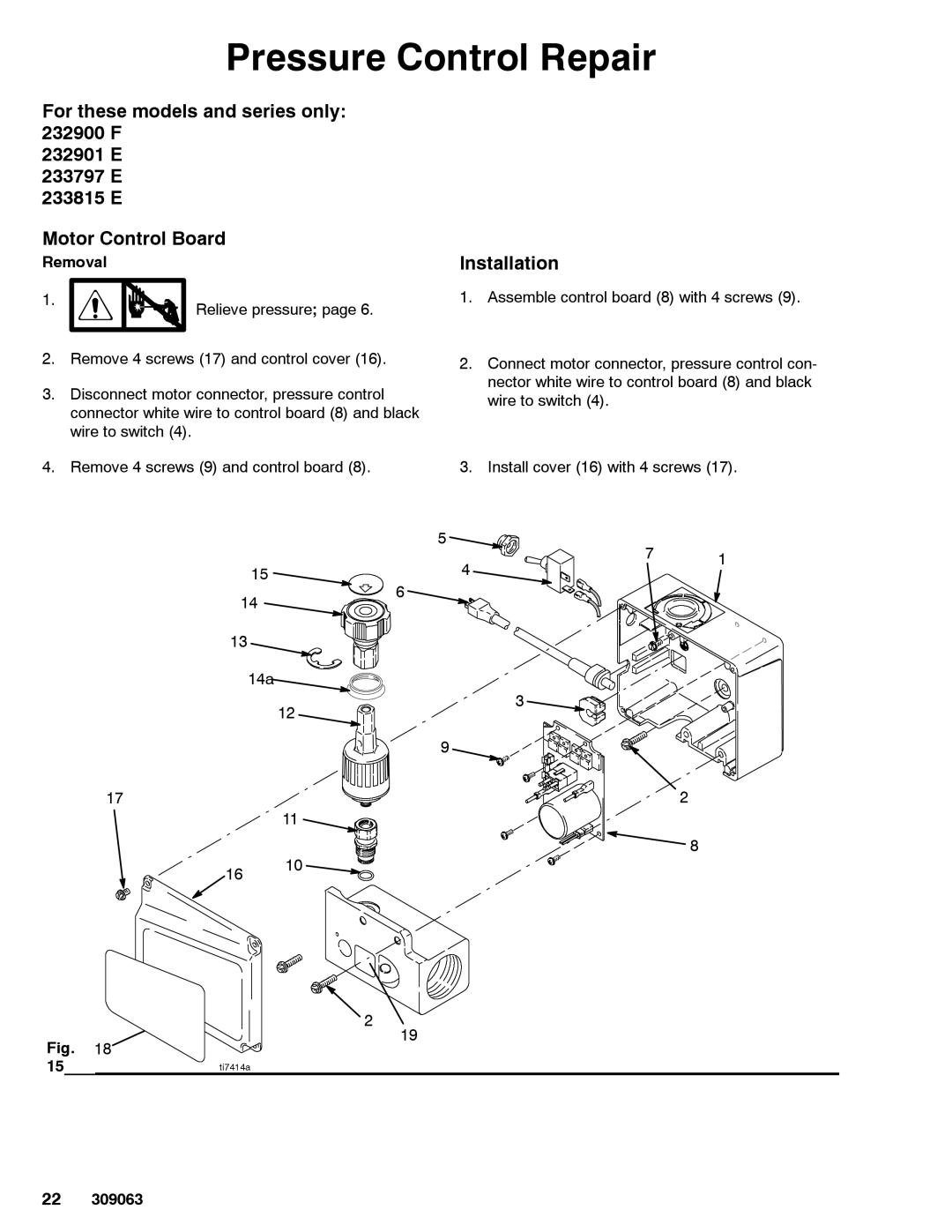 Graco 309063F important safety instructions Installation 