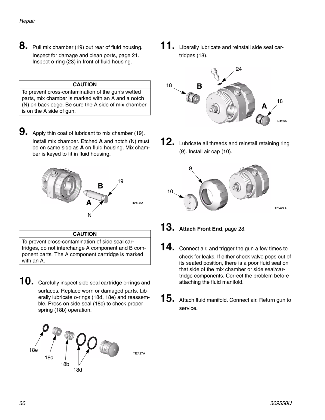 Graco 309550U important safety instructions 18c 18b 18d 