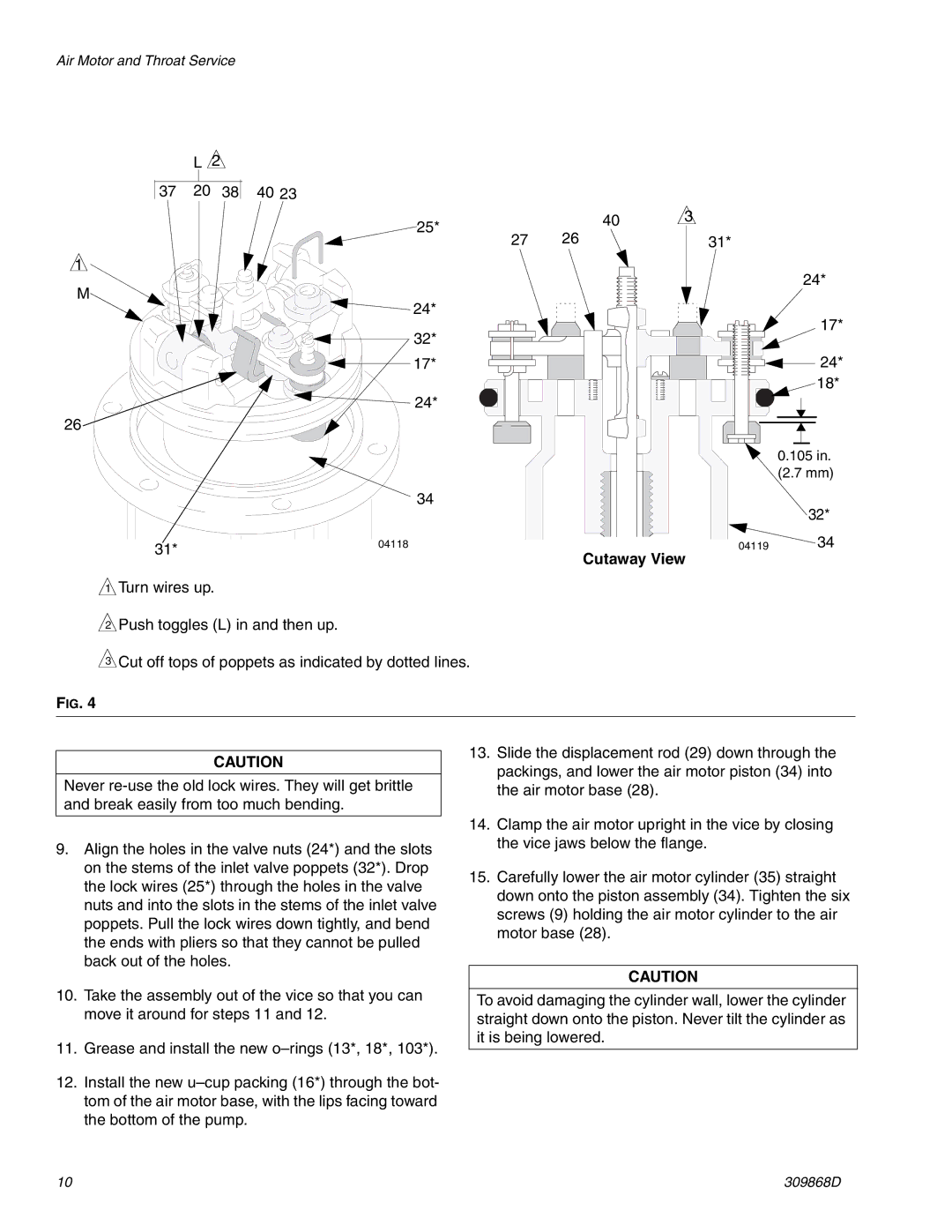 Graco 309868D important safety instructions Cutaway View 