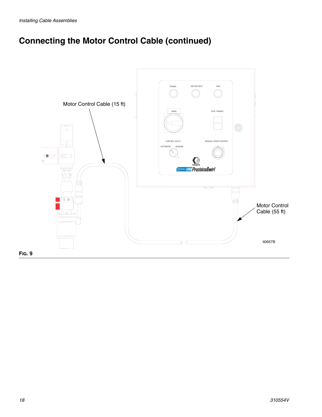 Graco 310554V important safety instructions Motor Control Cable 15 ft 