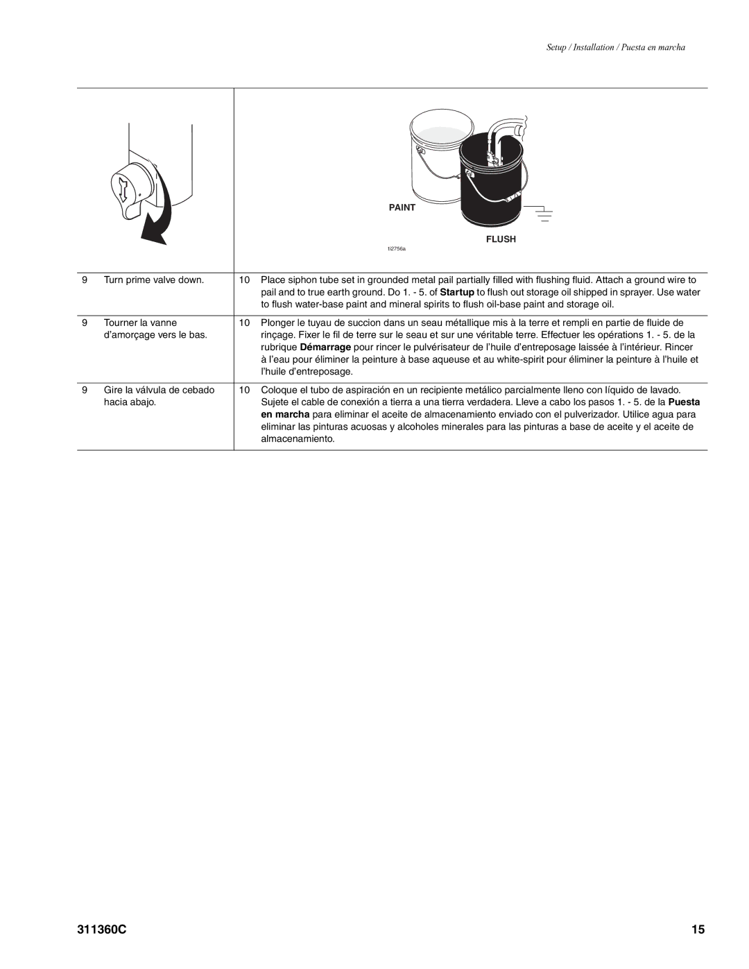 Graco 311360C important safety instructions Almacenamiento 