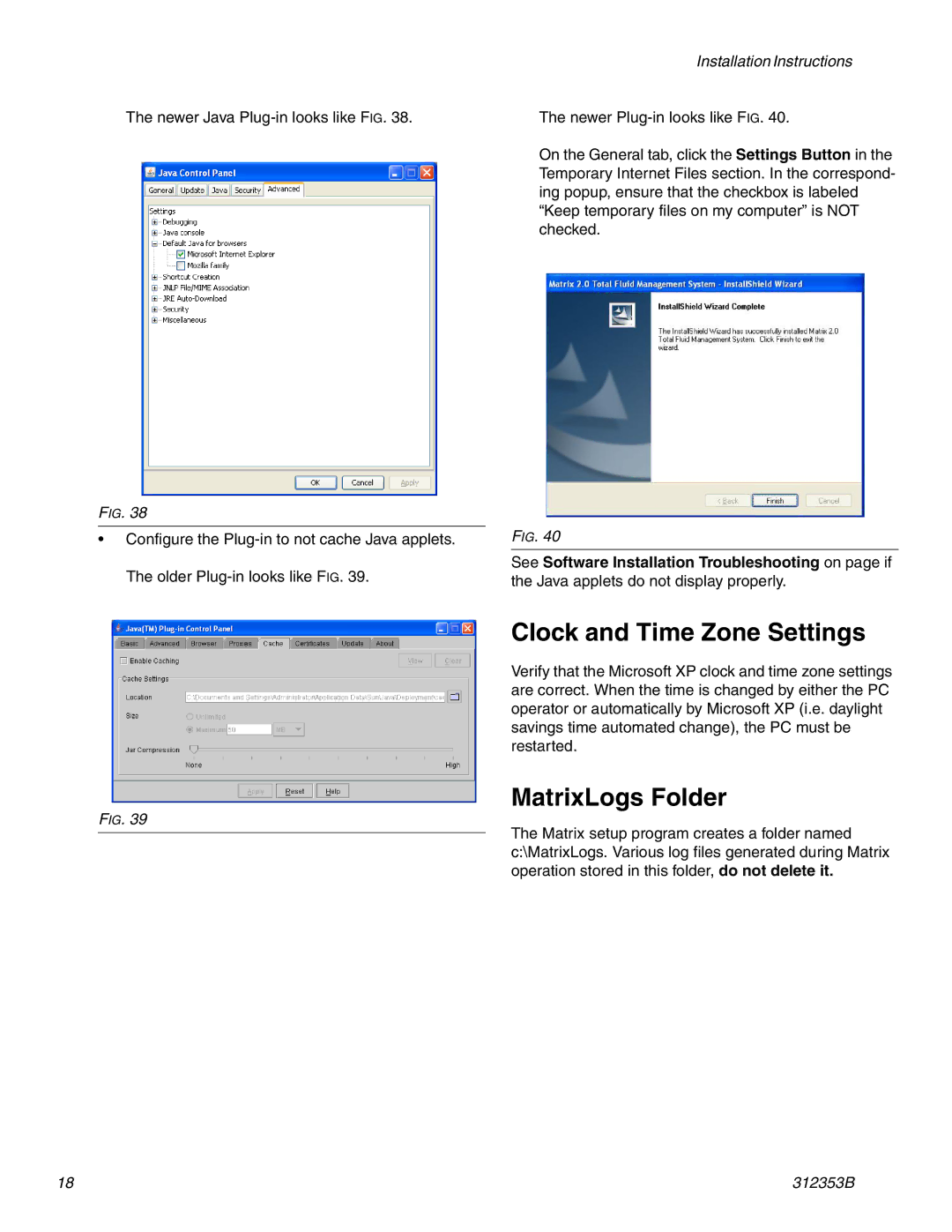 Graco 312353B instruction manual Clock and Time Zone Settings, MatrixLogs Folder 