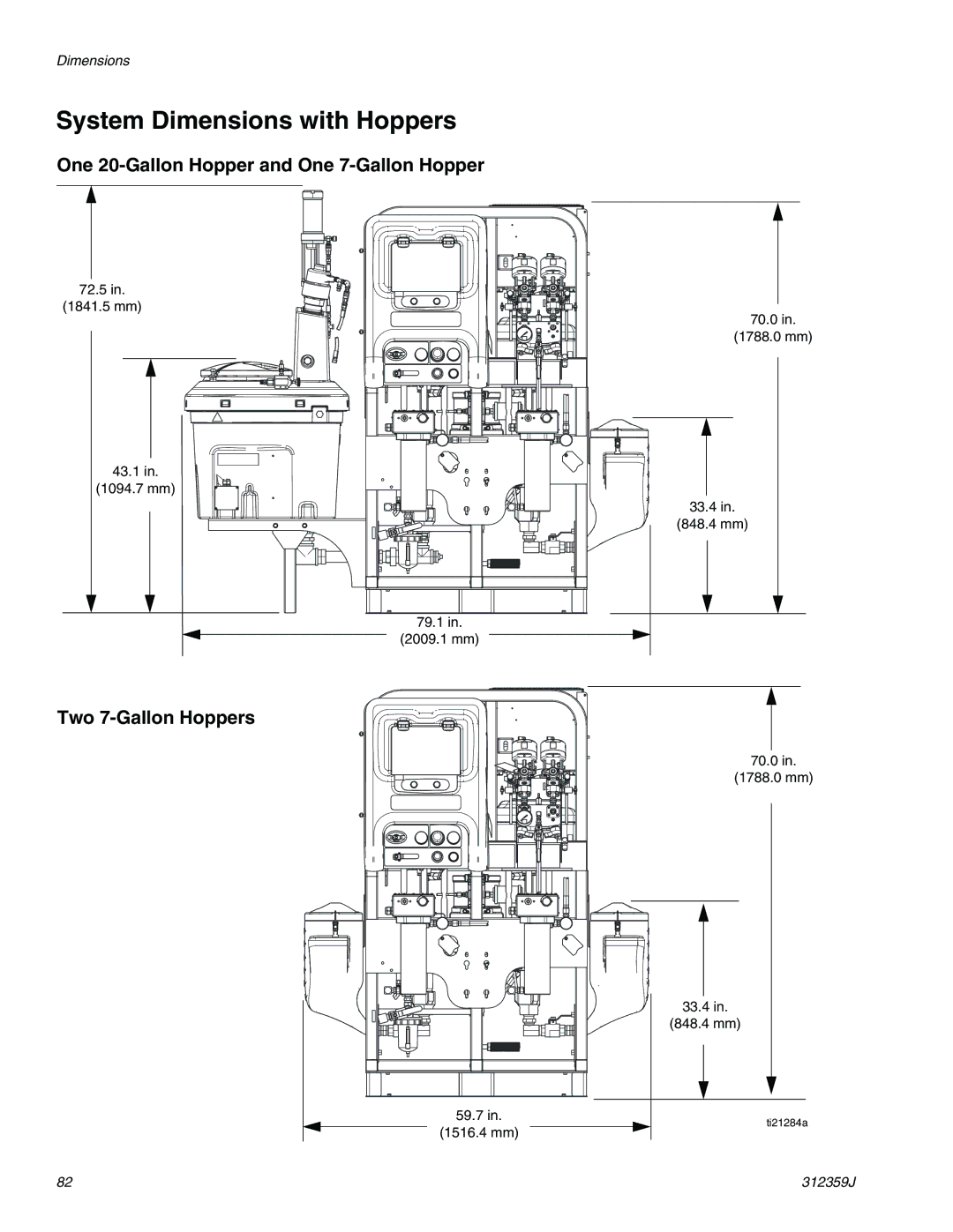 Graco 312359J important safety instructions One 20-Gallon Hopper and One 7-Gallon Hopper, Two 7-Gallon Hoppers 