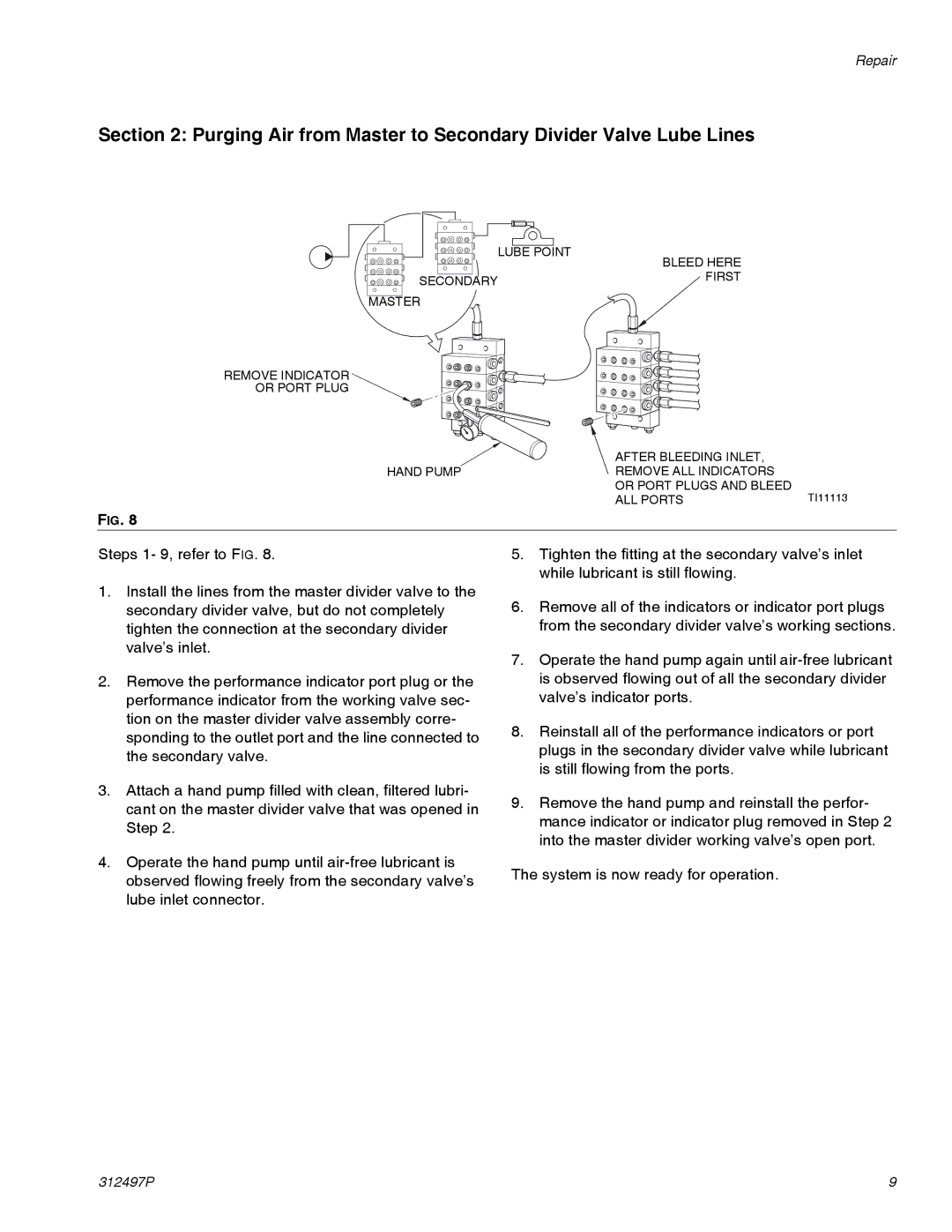 Graco 312497P important safety instructions TI11113 