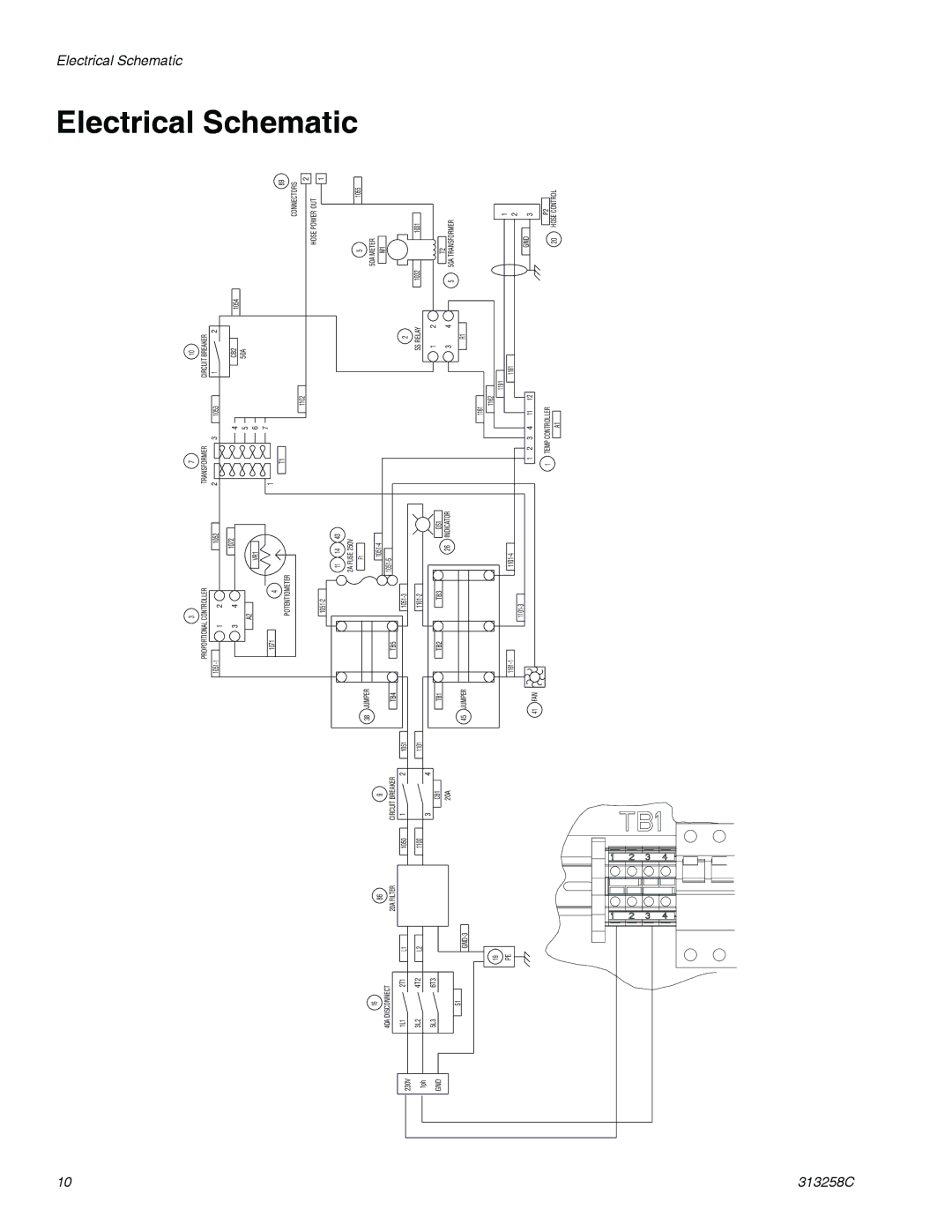 Graco 313258C important safety instructions Schematic 