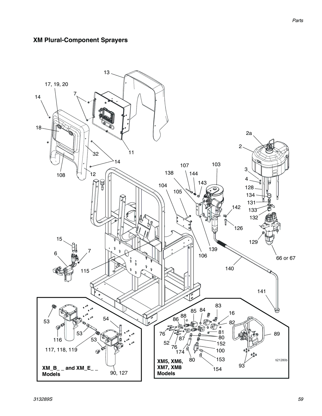 Graco 313289s important safety instructions XMB and XME, XM5, XM6, XM7, XM8 Models 