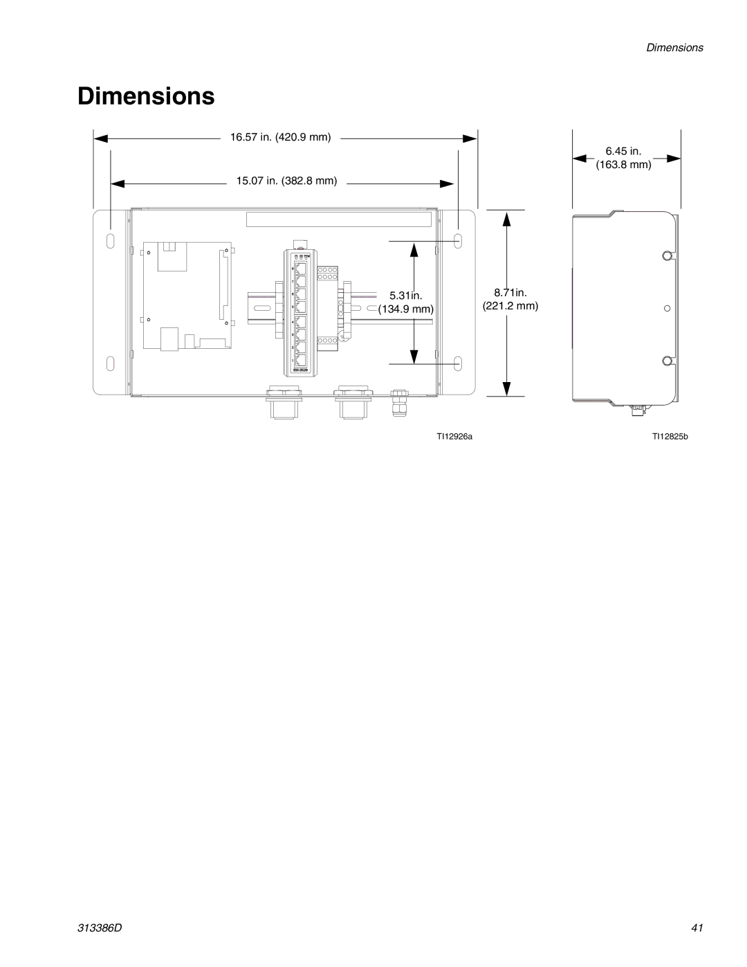 Graco 313386D important safety instructions Dimensions 