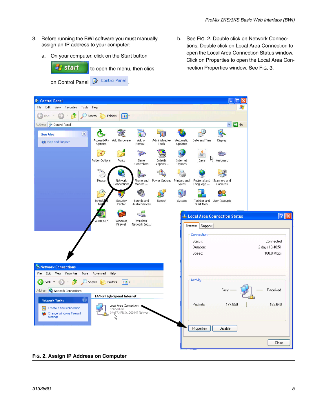 Graco 313386D important safety instructions Assign IP Address on Computer 