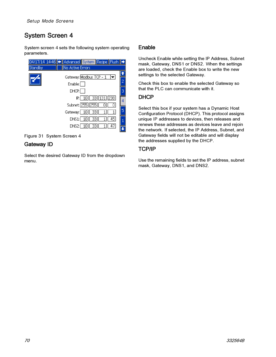 Graco 332564B important safety instructions Gateway ID, Enable 