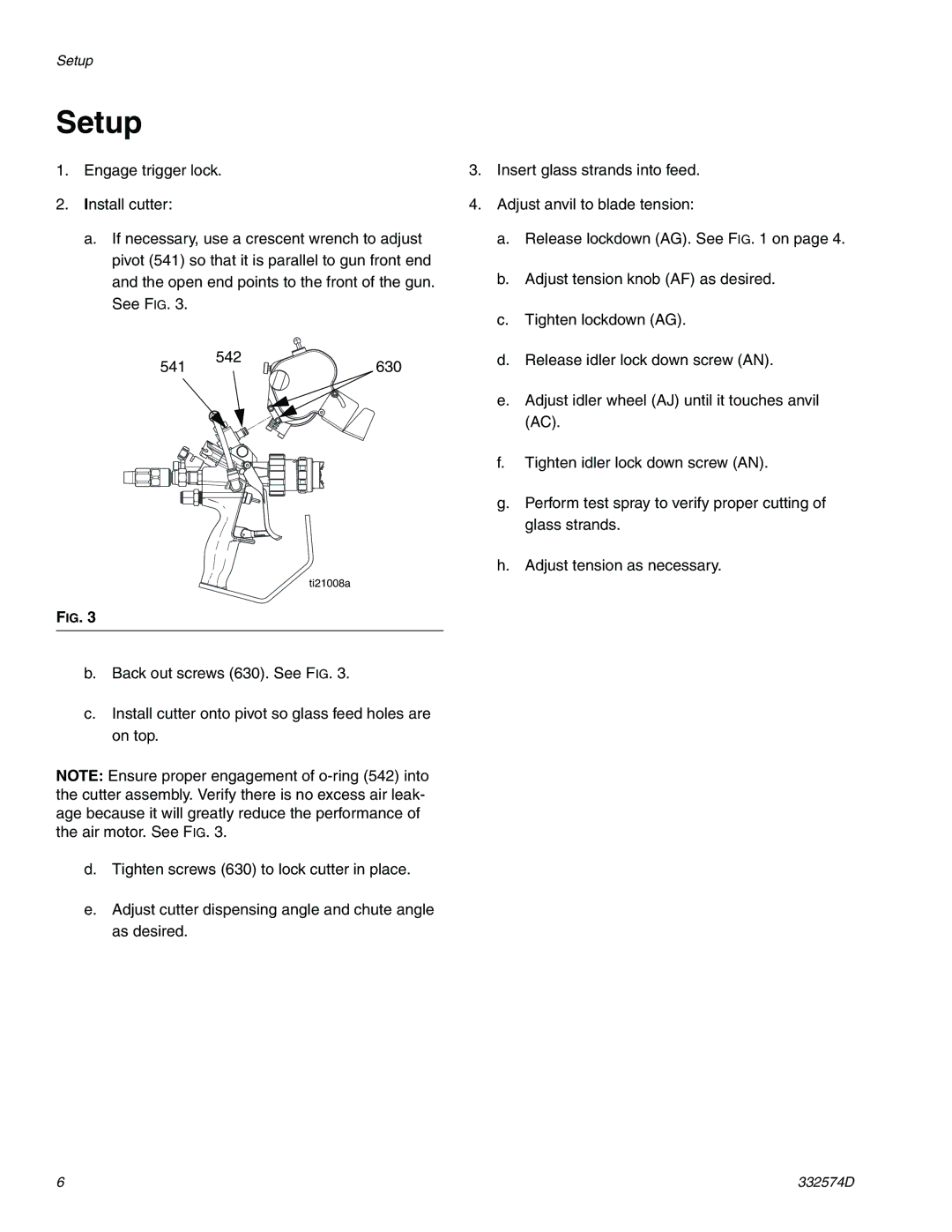 Graco 332574D important safety instructions Setup 