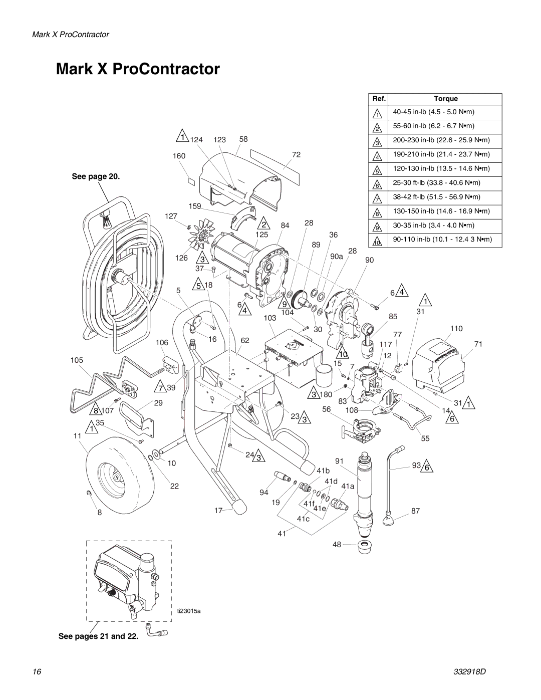 Graco 332918D important safety instructions Mark X ProContractor 