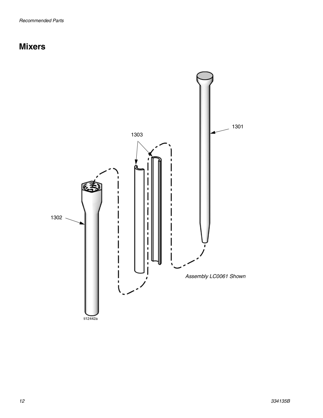 Graco 334135B important safety instructions Mixers 