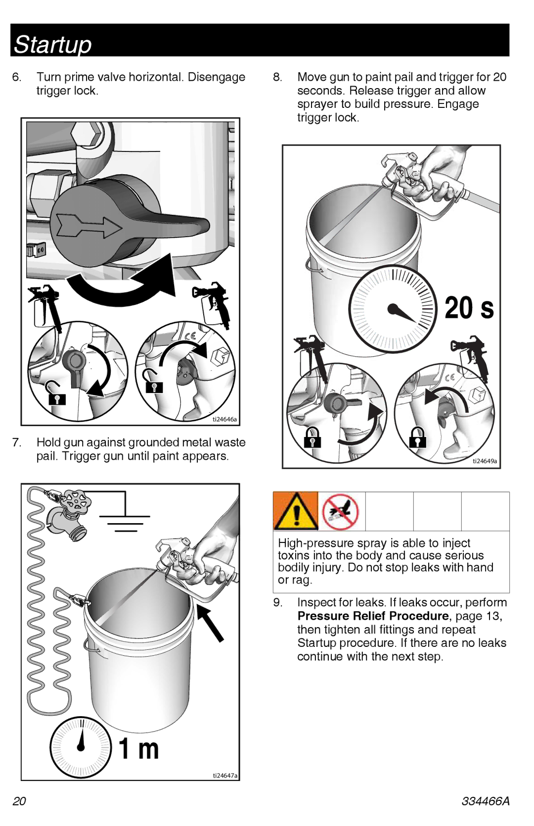 Graco 334466A important safety instructions 20 s 