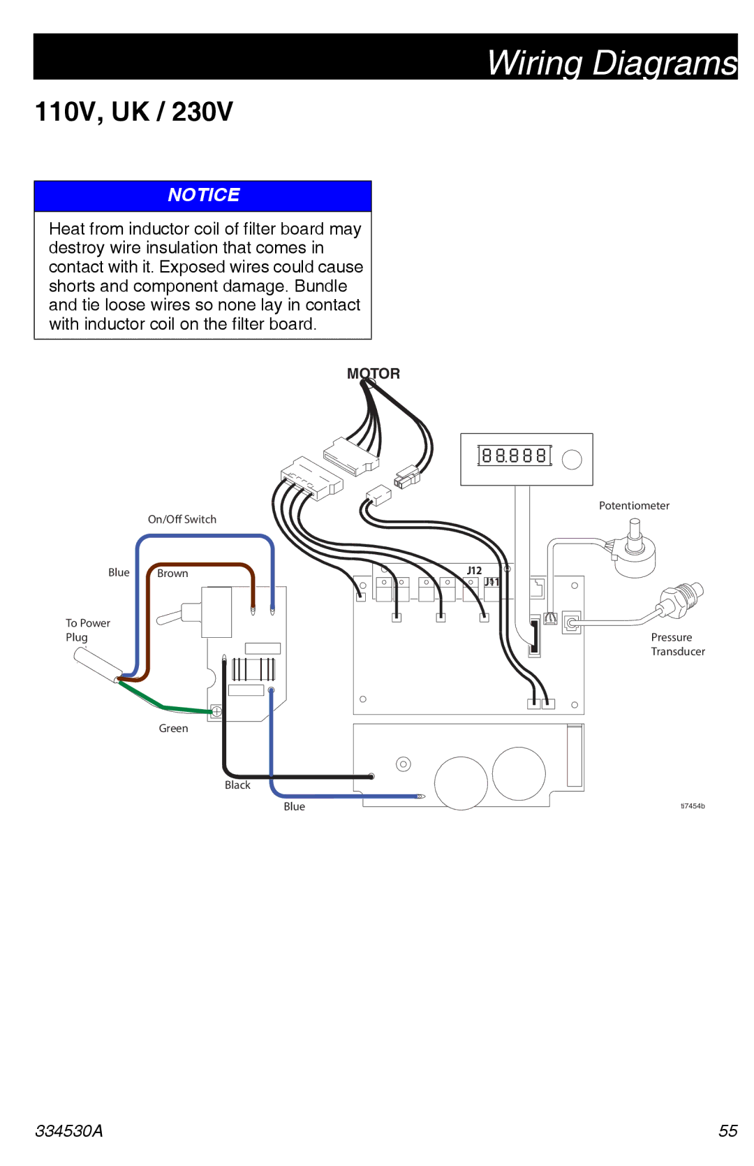 Graco 395/490/495/595 important safety instructions 110V, UK 