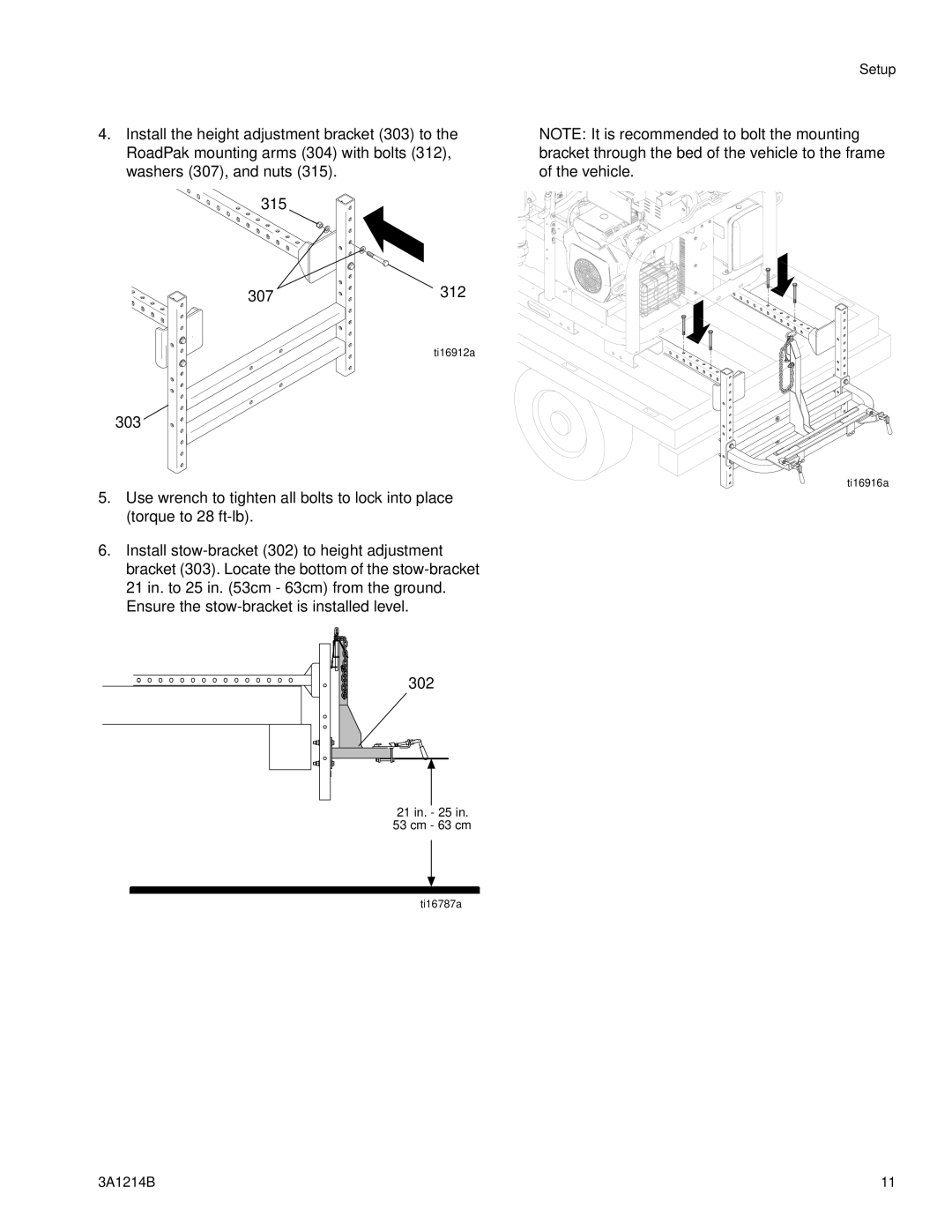 Graco 3A1214B important safety instructions 21 in. 25 Cm 63 cm 