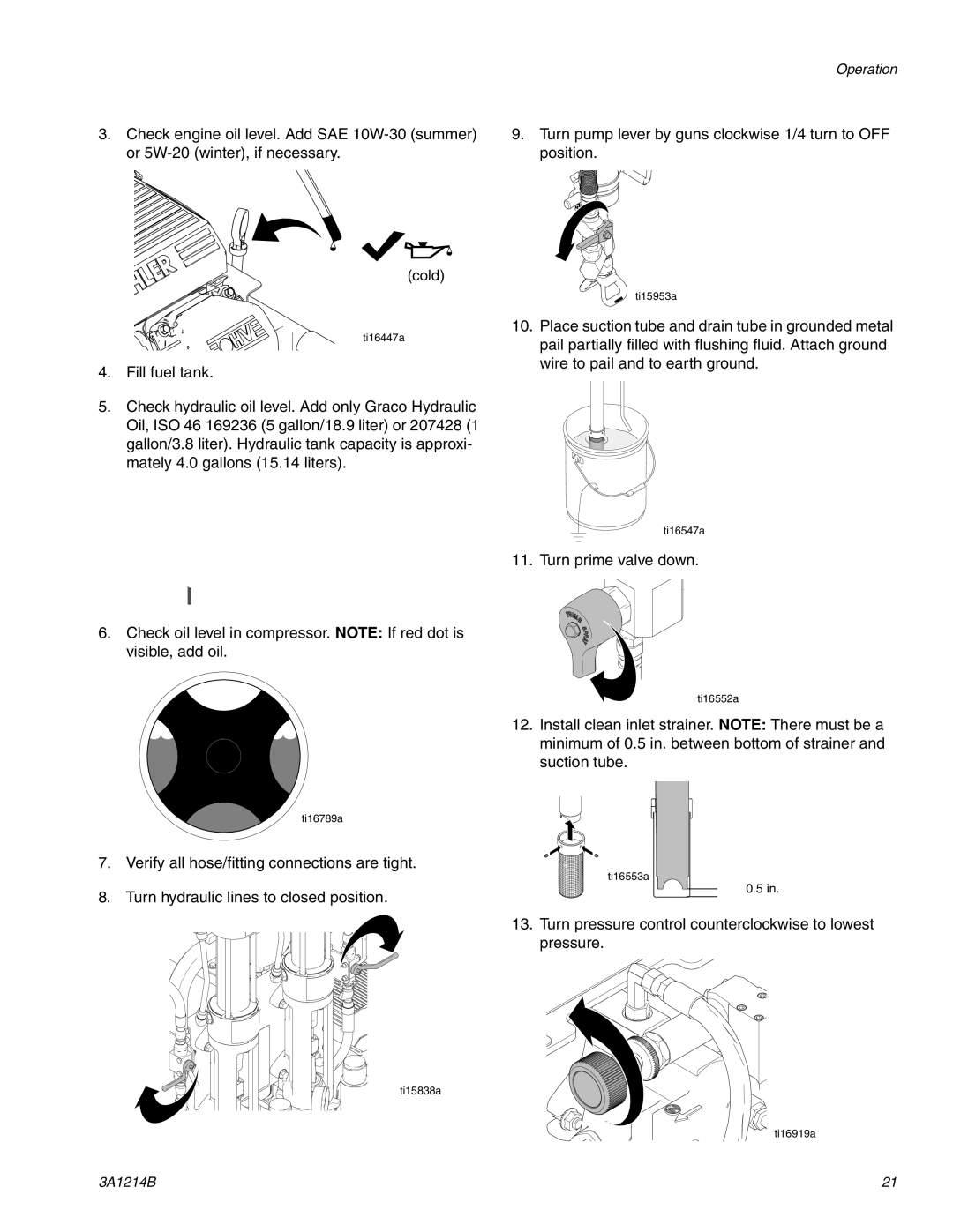 Graco 3A1214B important safety instructions Safe Range cold 