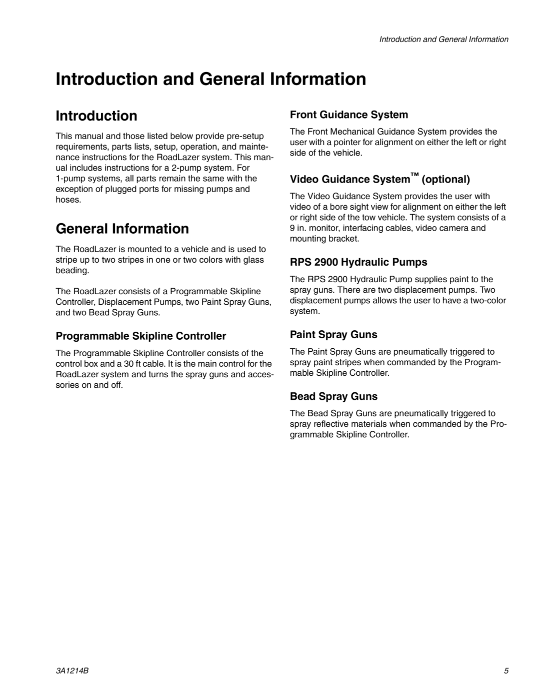 Graco 3A1214B important safety instructions Introduction and General Information 