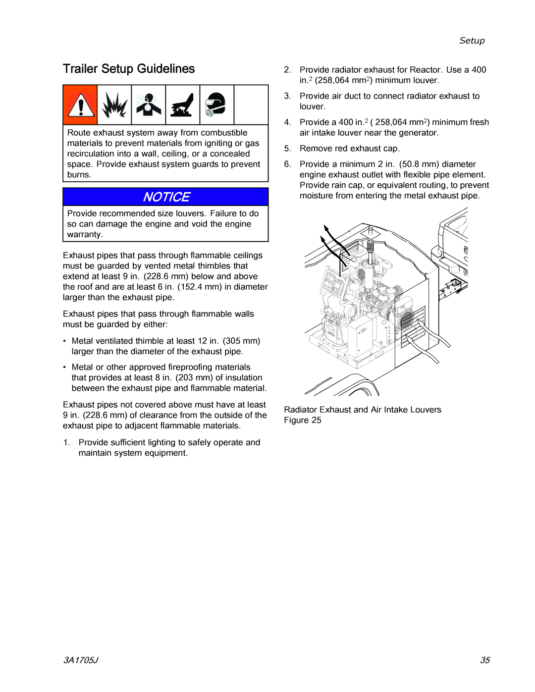 Graco 3A1705J important safety instructions Trailer Setup Guidelines 