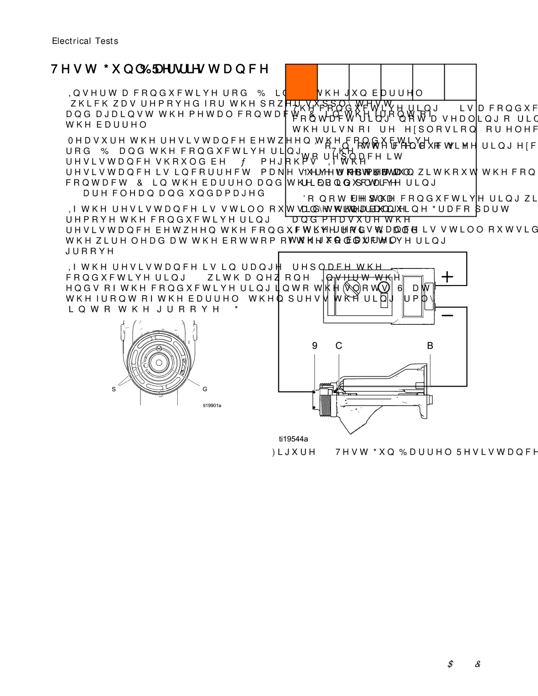 Graco 3A2495C important safety instructions Test Gun Barrel Resistance 