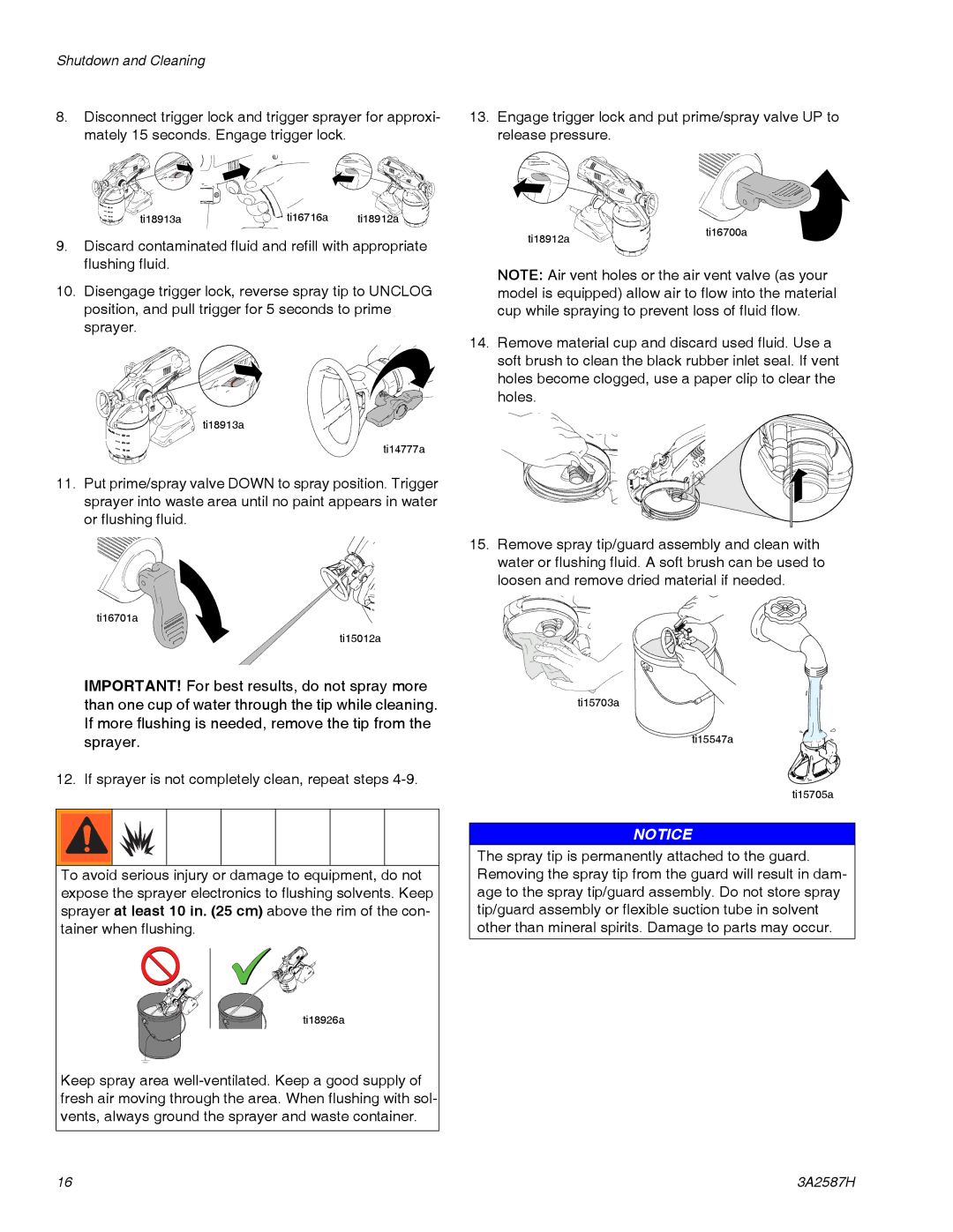 Graco 3A2587H important safety instructions Ti15529ati18926a 