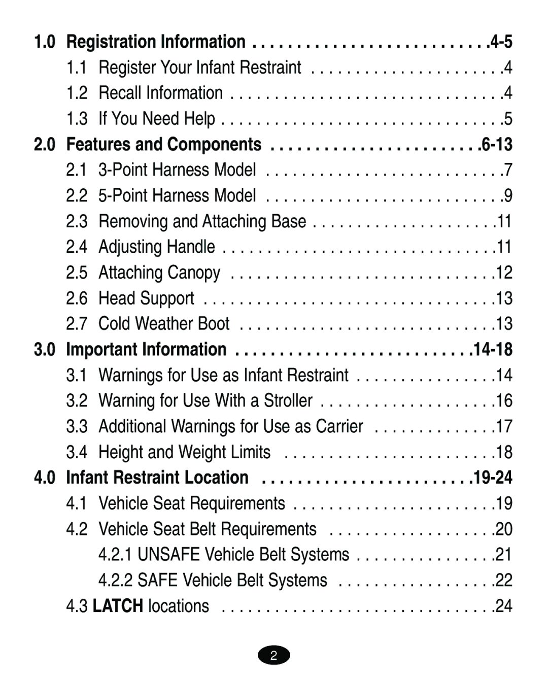 Graco 4460402 manual Registration Information 