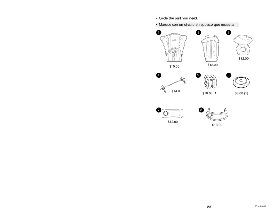 Graco 6837 manual $12.00 