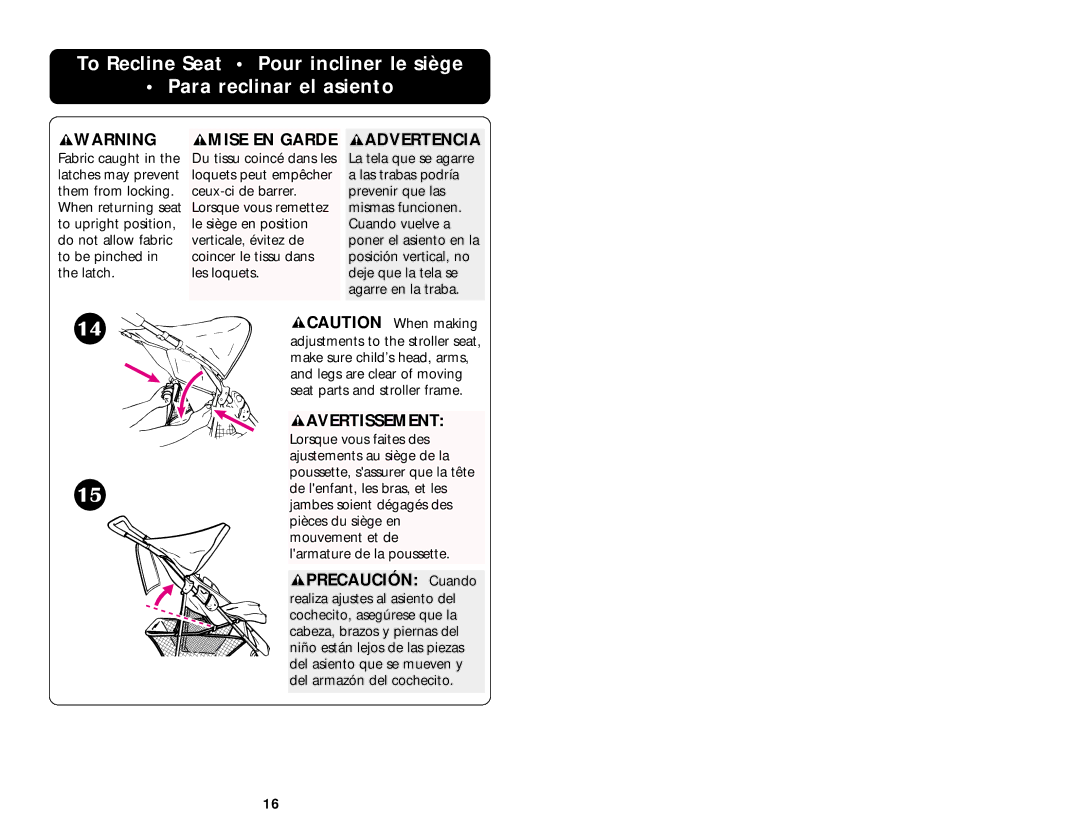 Graco 6907 manual Avertissement 