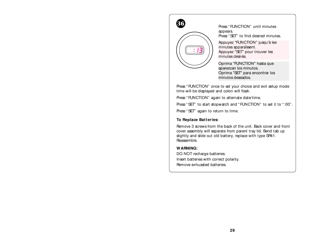 Graco 6907 manual To Replace Batteries 