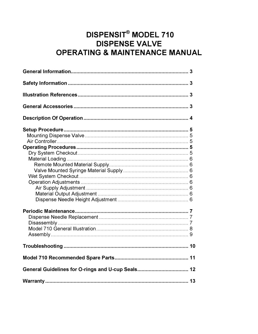 Graco 710 important safety instructions Periodic Maintenance 