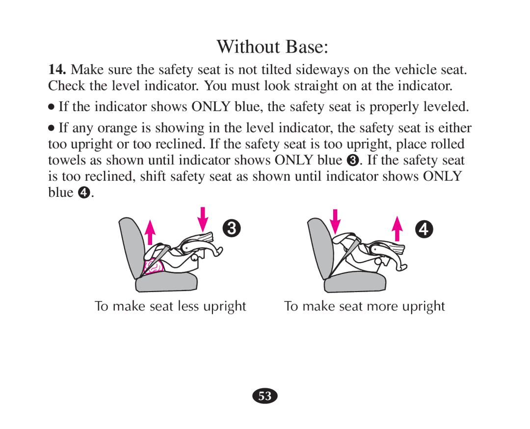 Graco 7421 owner manual Without Base 