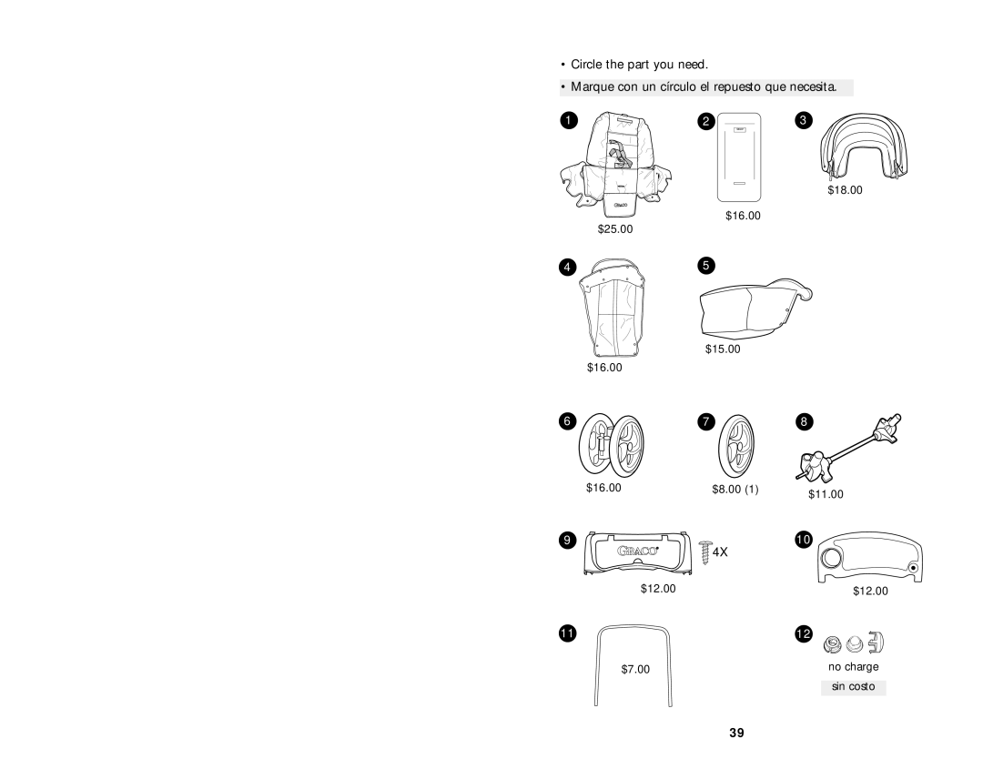 Graco 7498 manual 