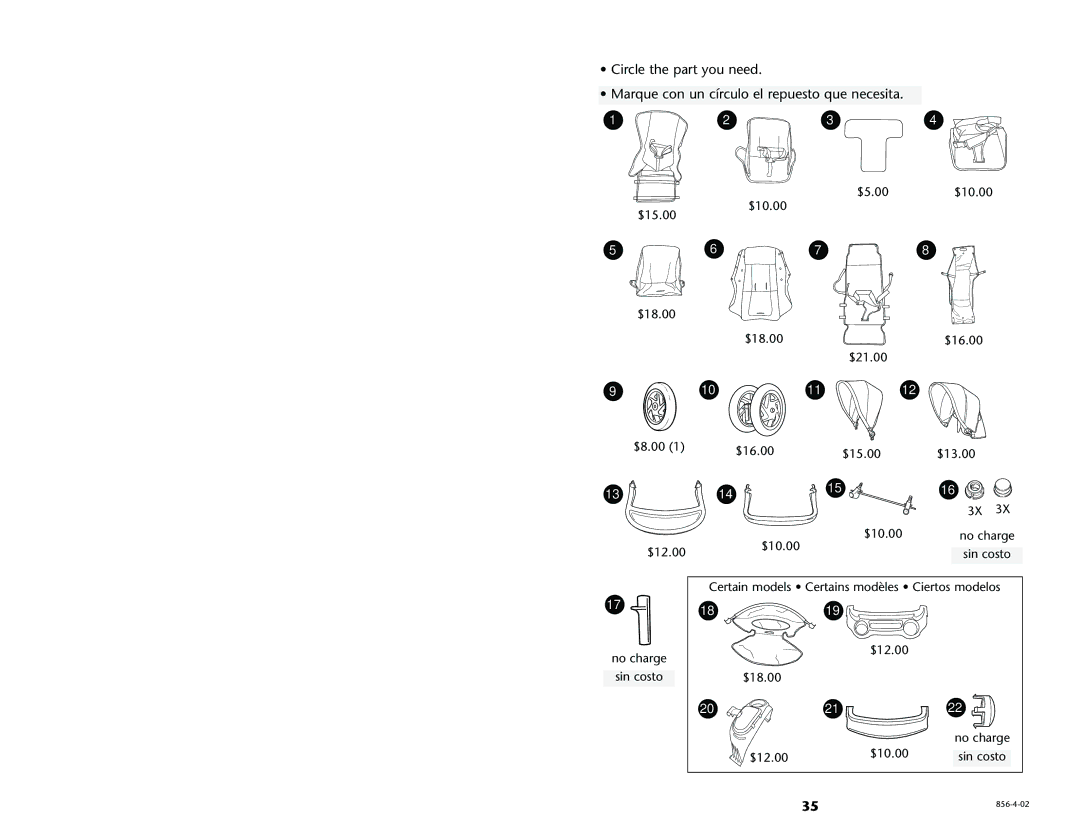 Graco 7934 manual $10.00 $5.00 $15.00 $18.00 $16.00 $21.00 $8.00 $13.00 