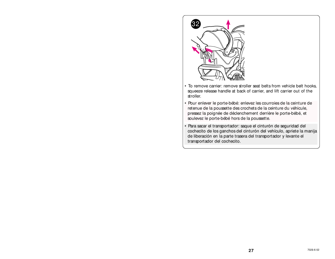 Graco 7936 manual 7026-6-02 