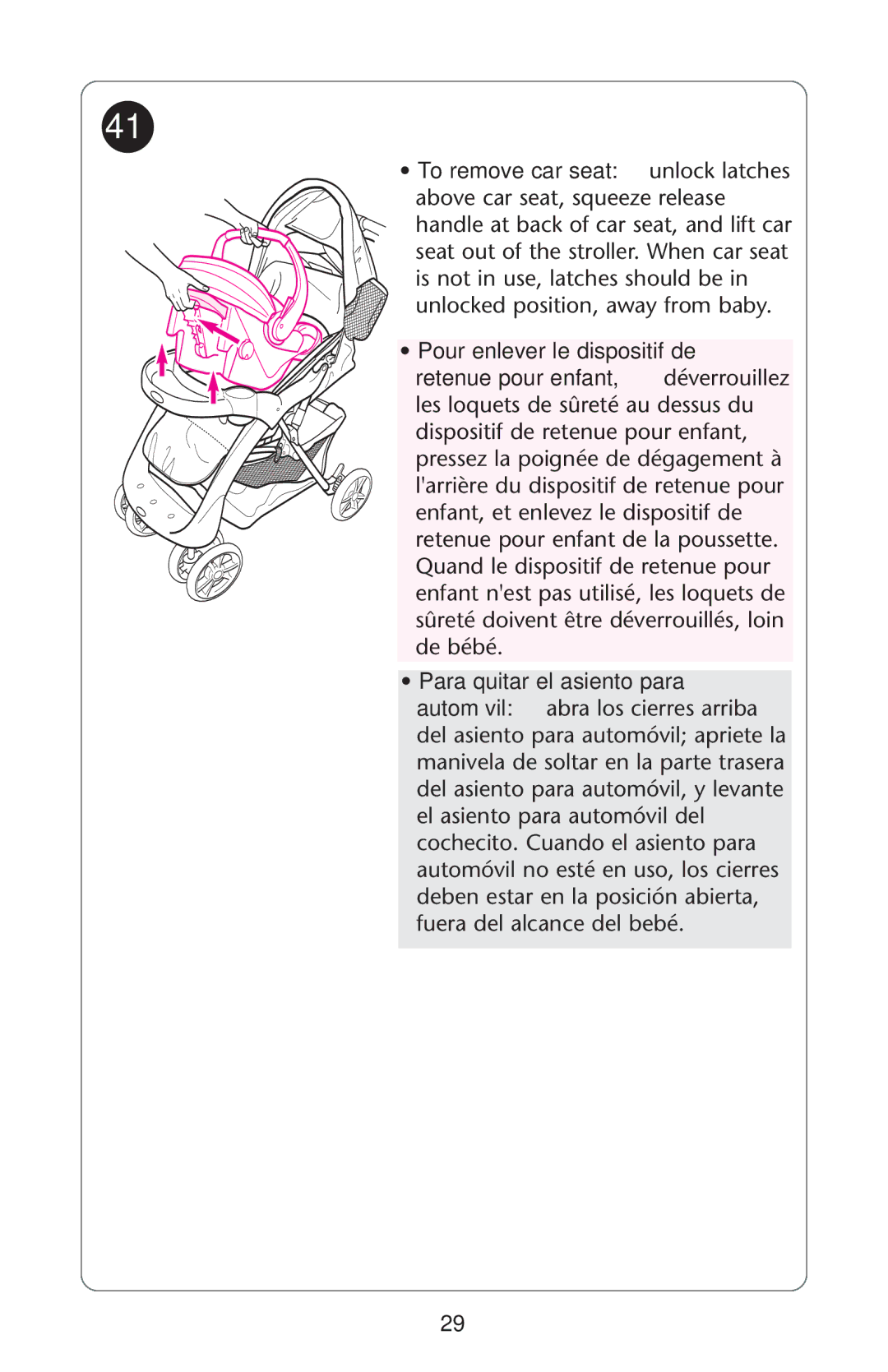 Graco 7255CSA3, 7G10MLB3, 7255JJB3 owner manual 