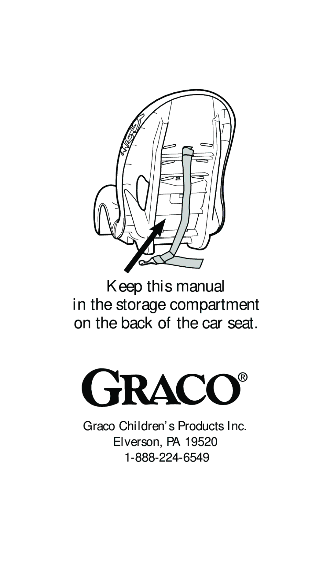 Graco 8480 owner manual Keep this manual 