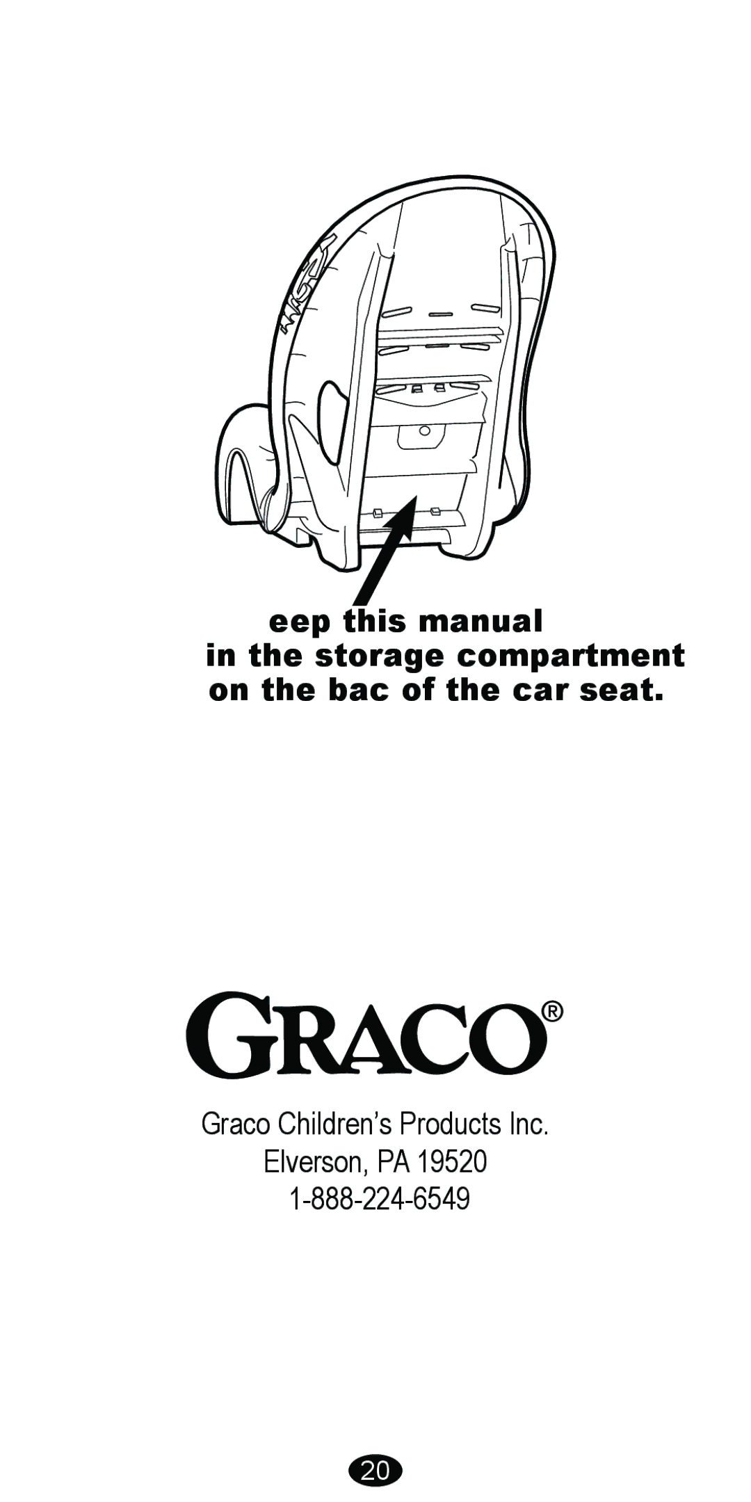 Graco 8481 owner manual Graco Children’s Products Inc Elverson, PA 