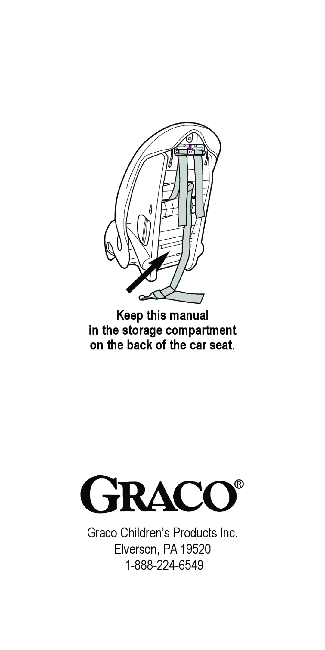 Graco 8485 owner manual Graco Children’s Products Inc Elverson, PA 