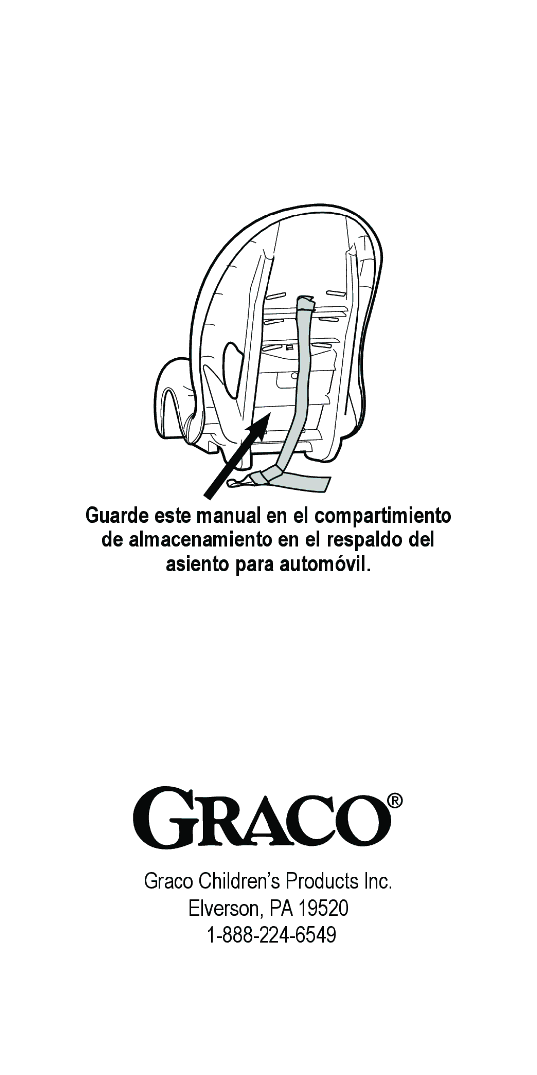 Graco 8488 owner manual Graco Children’s Products Inc Elverson, PA 