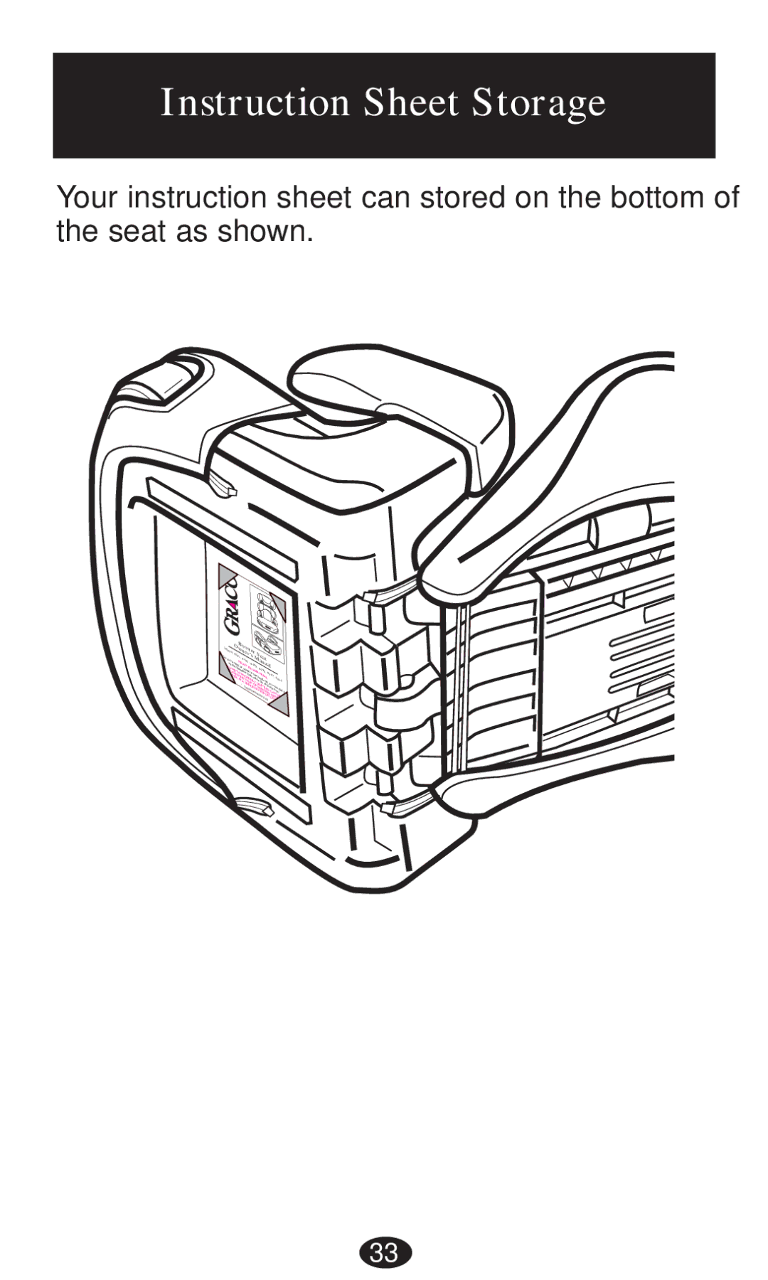 Graco 8495, 8493, 8491, 8496, 8497, 8498 owner manual Instruction Sheet Storage, Anual 