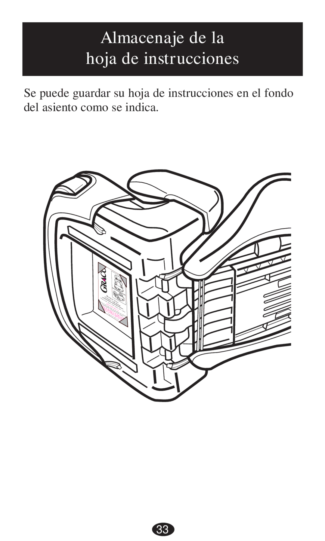 Graco 8498, 8493, 8491, 8496, 8495, 8497 owner manual Almacenaje de la Hoja de instrucciones, Anu 