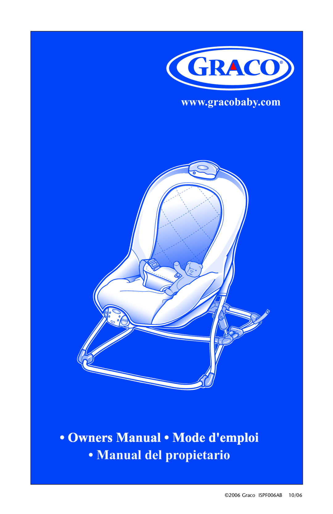 Graco 8970COT manual Manual del propietario 