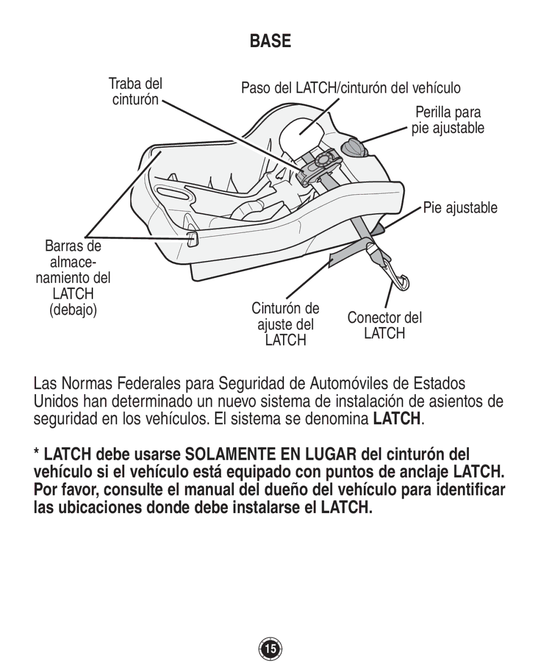 Graco 8A12BKR owner manual Pie ajustable 