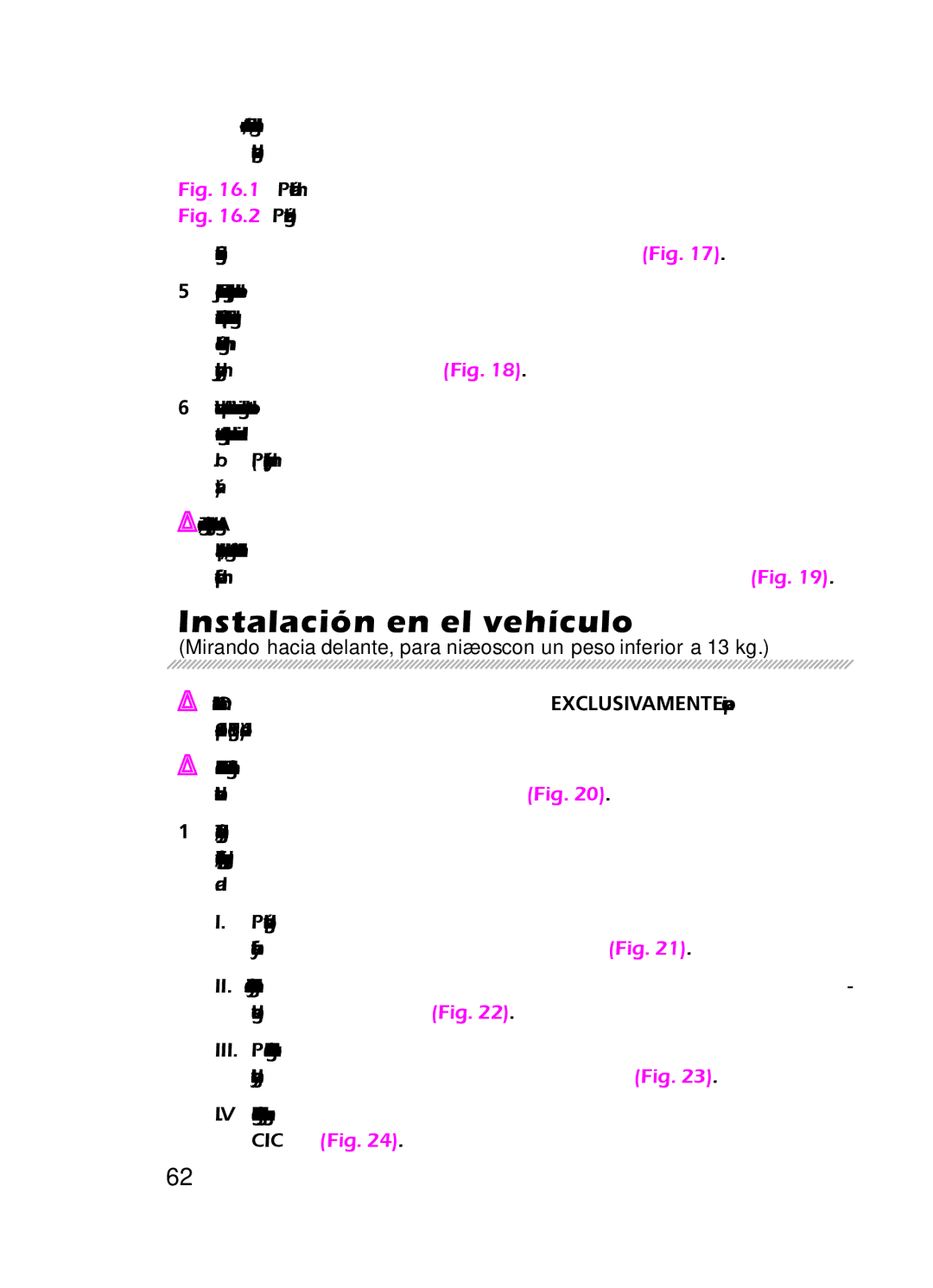 Graco 8H98 owner manual Parte del hombro del cinturón 