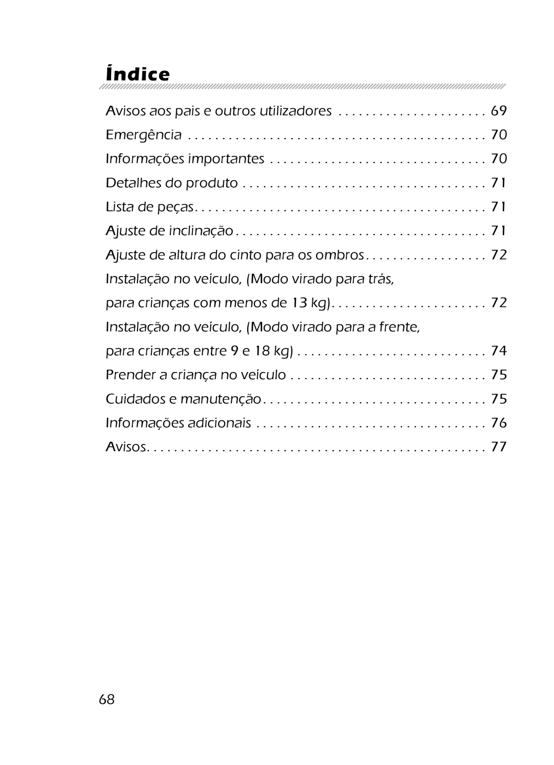 Graco 8H98 owner manual Índice 