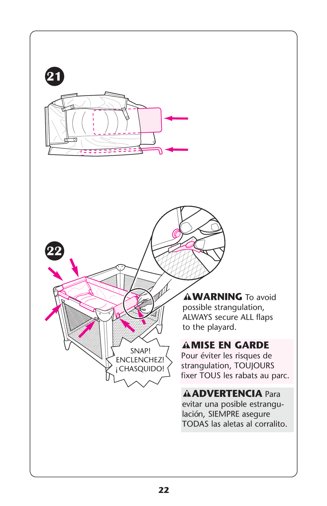 Graco 9342UNS, 9351PWC, 9351RSH owner manual Mise EN Garde 