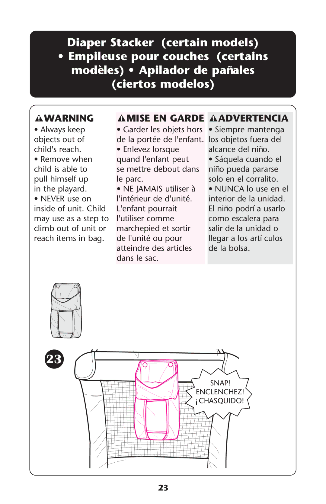 Graco 9351RSH, 9351PWC, 9342UNS owner manual Mise EN Garde Advertencia 