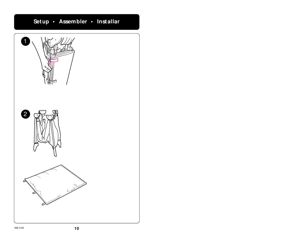 Graco 9415 manual Setup Assembler Installar 